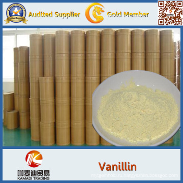Нет CAS 121-33-5 Китай Поставка 99.5% порошок этил ванилин